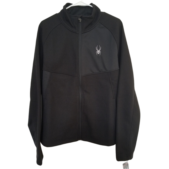 Spyder | Jackets & Coats | Spyder Black Fitness Sweater Jacket | Poshmark